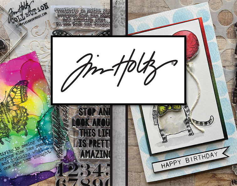 Tim Holtz has new stamp & dies sets for card making & more at JOANN